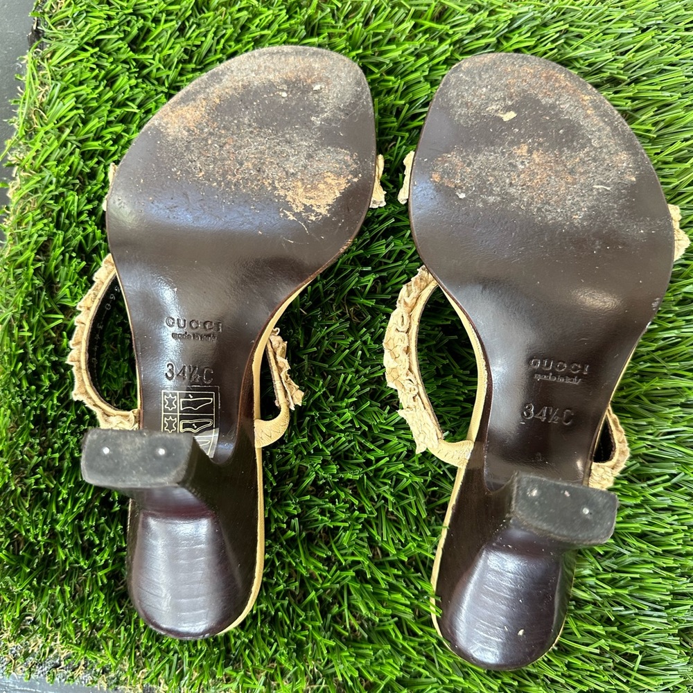 Gucci heels sandals - Picture 7 of 13